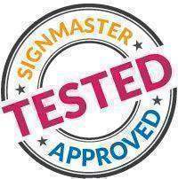 Picture of logo to say these products have been trialled and tested
