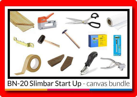BN-20 Slimbar Canvas Start Up Bundle - signmastersystems