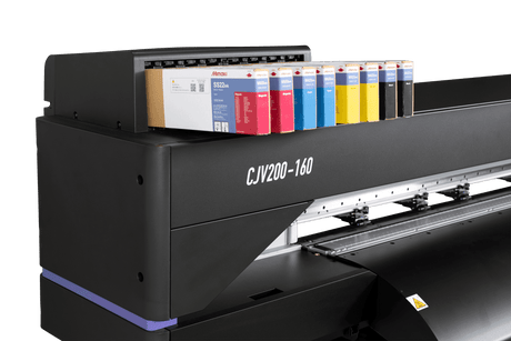 Picture Mimaki CJV200 with SS22 ink