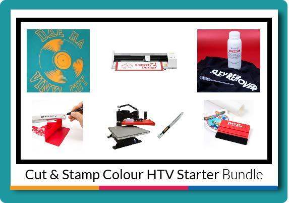 Cut & Stamp Coloured HTV Starter Bundle - signmastersystems