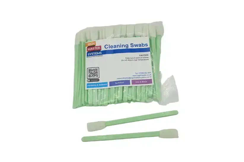 picture of a bag of swabs which is used to clean printers and is apart of the Roland VG3 / SG3 Consumables list