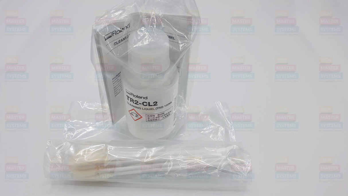 Image of a TR2 CL2 cleaning liquid - part of the Roland VG3 / SG3 consumables list