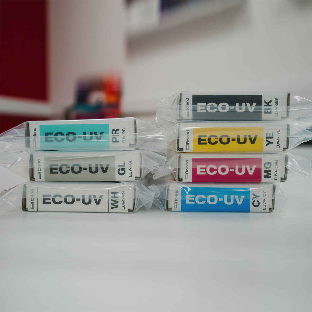 image of roland euv4 220cc inks stacked - signmastersystems