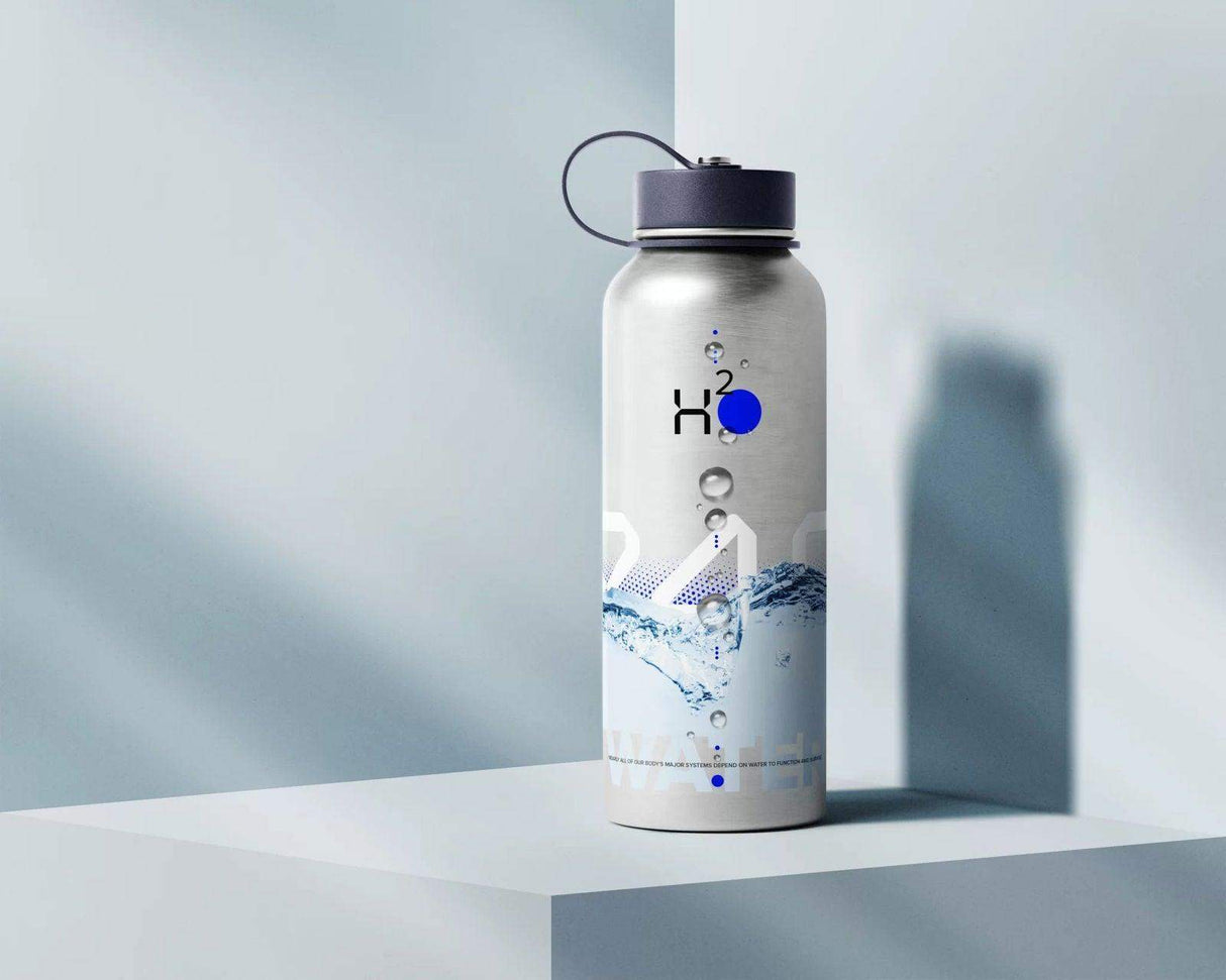 picture of a water bottle that was printed on the Roland MO-240 - signmastersystems