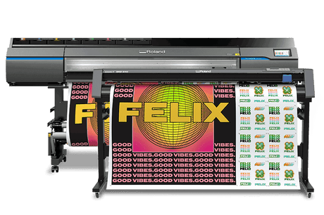 picture of the Roland VG3 Series printing stickers- signmastersystems