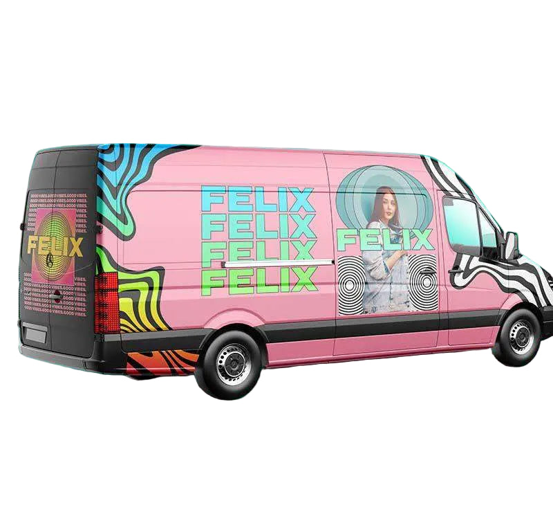 picture of vehicle graphics printed on the Roland VG3-540 Series - signmastersystems