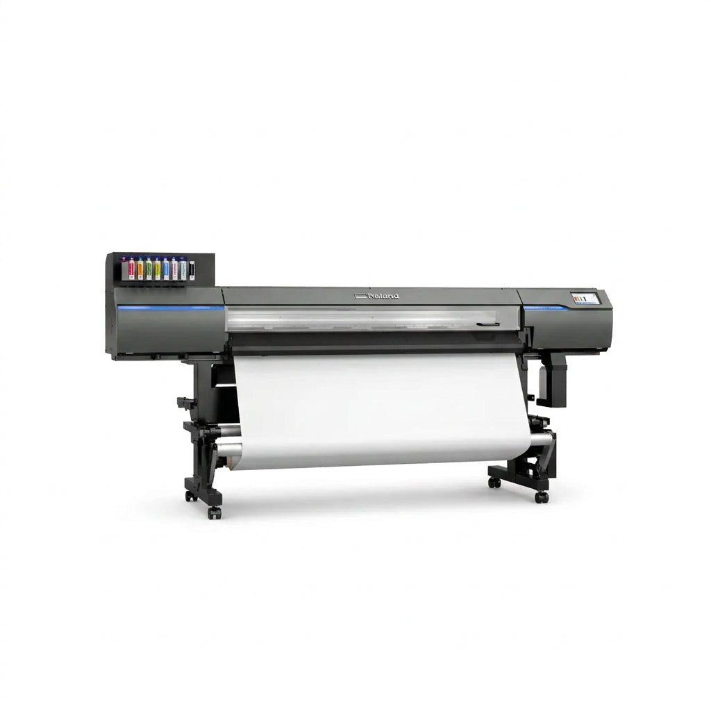 front of roland xg-640 printer with print showing - signmastersystems