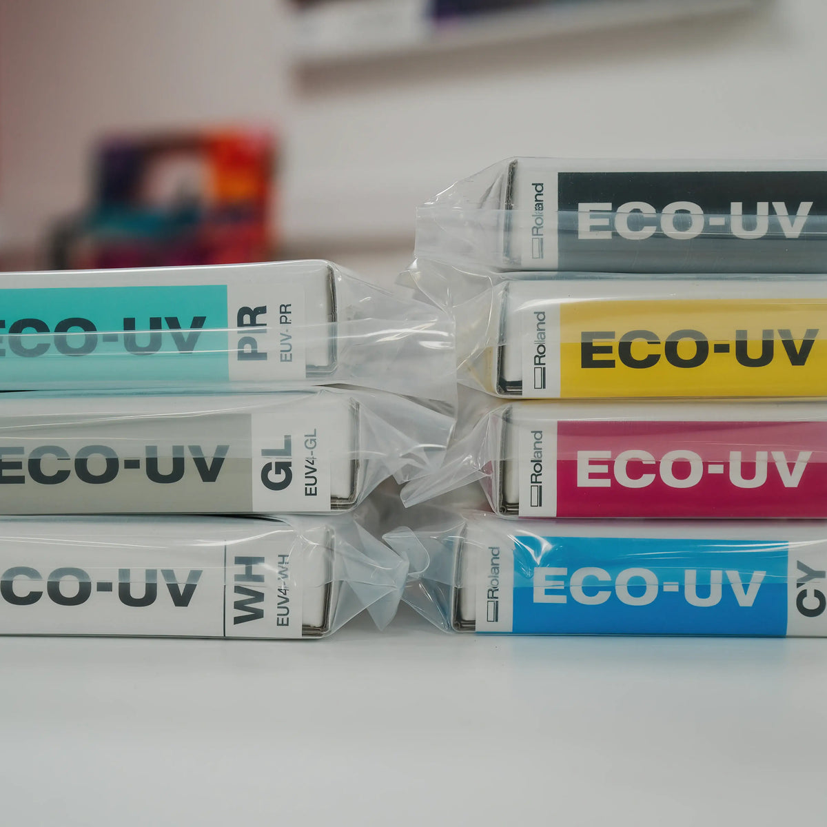 開封のみECO-UV ローランド ホワイト インク EUV4-WH カートリッジ