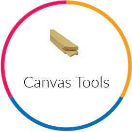 Image of Canvas making tools collection that are sold at Signmastersystems
