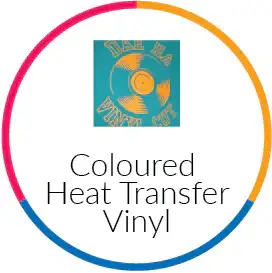 main image of a coloured heat transferred vinyl
