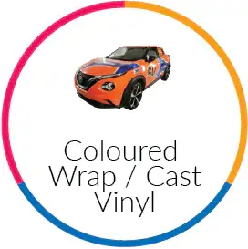 Coloured Wrap / Cast Vinyl