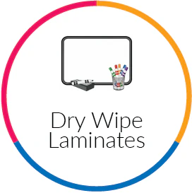 collection page image for dry wipe laminates sold at signmaster systems