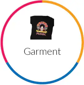 image of garment collection page, showcasing all garment material  of printers, which is sold at Signmastersystems