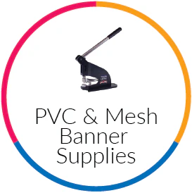image to identify PVC & Mesh  banner supplies collection