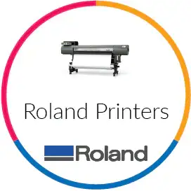 collection page image for Roland Printers which showcases all Roland printers available to buy at Signmaster systems
