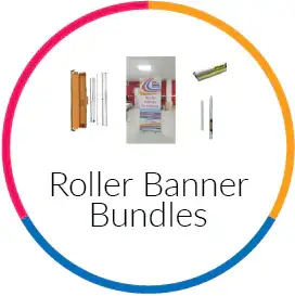 Roller Banner bundle collection page image - all sold at Signmaster Systems