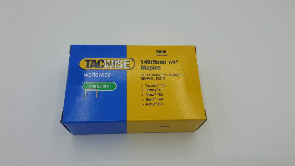 Type 140/6mm Galvanised Staples, Box of 5000 - signmastersystems