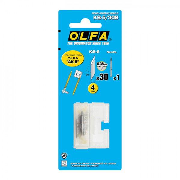 Precision Blade for OLF/AK5 Art Knife, Pack of 30 + Needle Point - signmastersystems