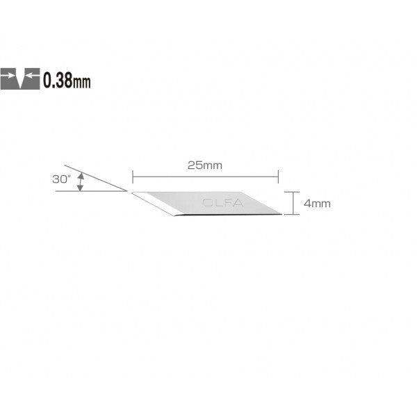 Precision Blade for OLF/AK5 Art Knife, Pack of 30 + Needle Point - signmastersystems