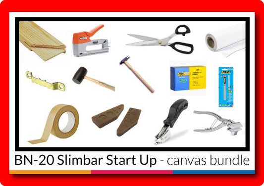 BN-20 Slimbar Canvas Start Up Bundle - signmastersystems