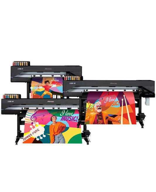 3 sizes of Mimaki CJV200 wide format printer -signmastersytems