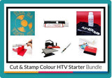 Cut & Stamp Coloured HTV Starter Bundle - signmastersystems