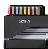 image of the Mimaki CJV200-75 with ink