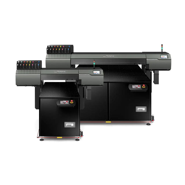 front of roland lo series uv flatbed printers - signmastersystems