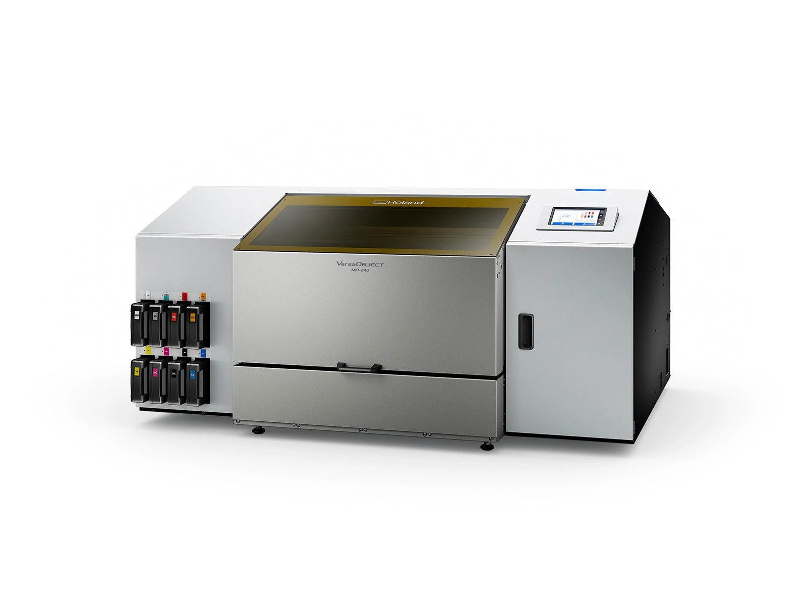 the Roland MO-240 desktop uv flatbed - signmastersystems