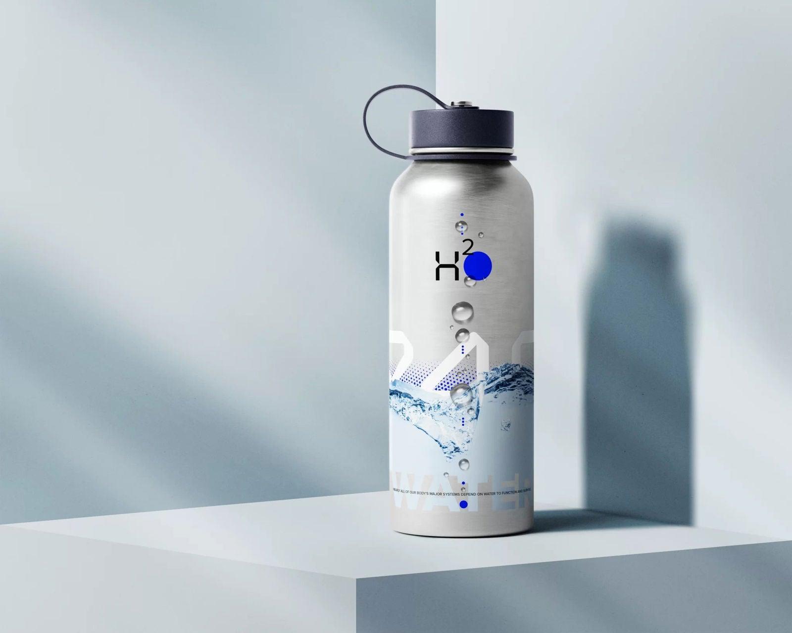 picture of a water bottle that was printed on the Roland MO-240 - signmastersystems