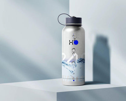 picture of a water bottle that was printed on the Roland MO-240 - signmastersystems