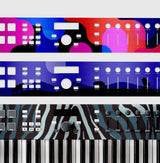 printed keyboard panel that was printed using the Roland MO-240 - signmastersystems