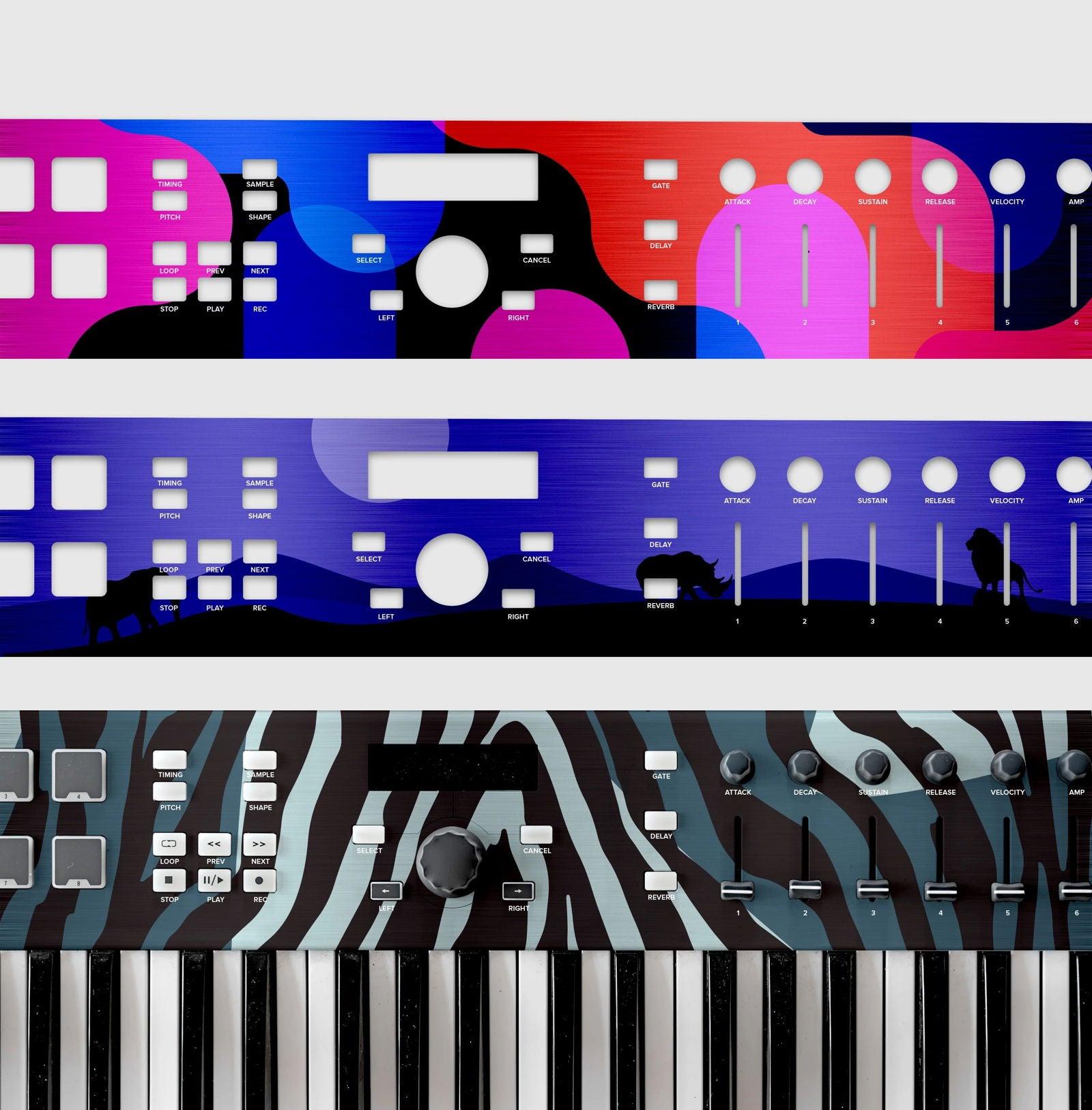printed keyboard panel that was printed using the Roland MO-240 - signmastersystems