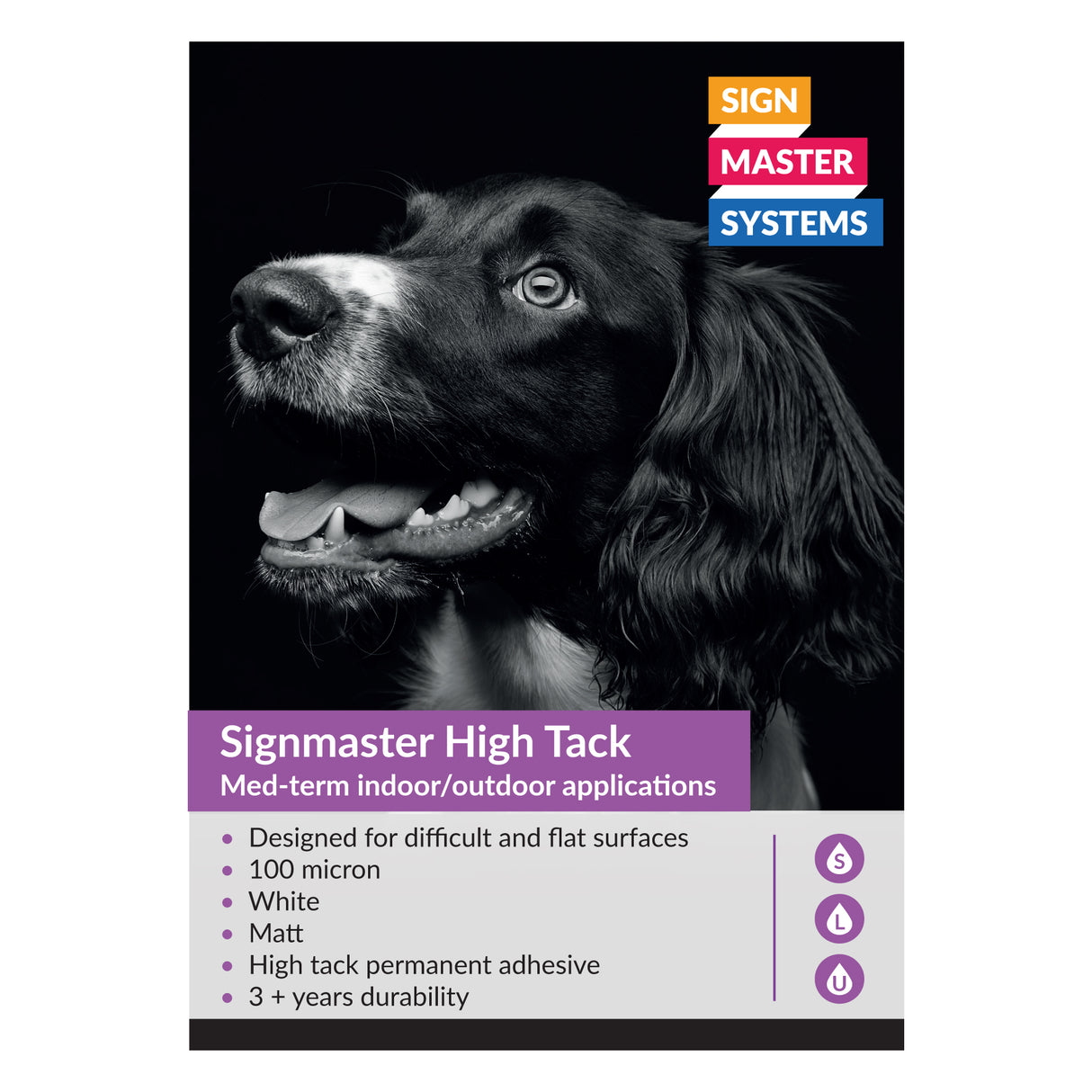 image of signmaster high tack vinyl - signmastersystems
