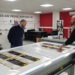 Sarah and Sam complete Run By Printers For Printers Team Training 